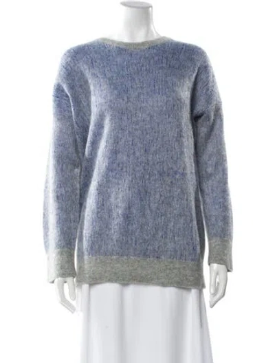 Pre-owned Stella Mccartney Bateau Neckline Sweater In Blue
