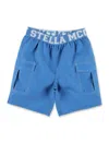 Stella Mccartney Beach Logo Belt In Blue