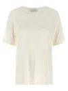 Stella Mccartney Beads Embroidery T-shirt White In Neutral