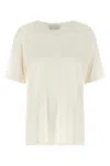 Stella Mccartney Beads Embroidery T-shirt White In Neutral