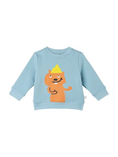 Stella Mccartney "beaver" Sweatshirt In Blue