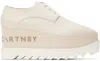 Stella Mccartney Elyse Platform Brogues In Beige