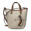 Stella Mccartney Beige Fabric Handbag In Brown