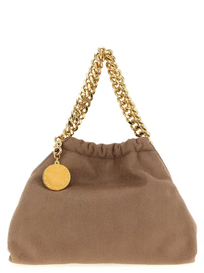 Stella Mccartney Beige Falabella Crossbody Bag In Brown