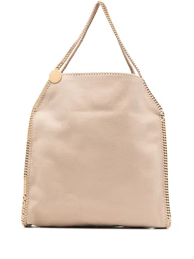Stella Mccartney Beige Falabella Large Tote In Sand