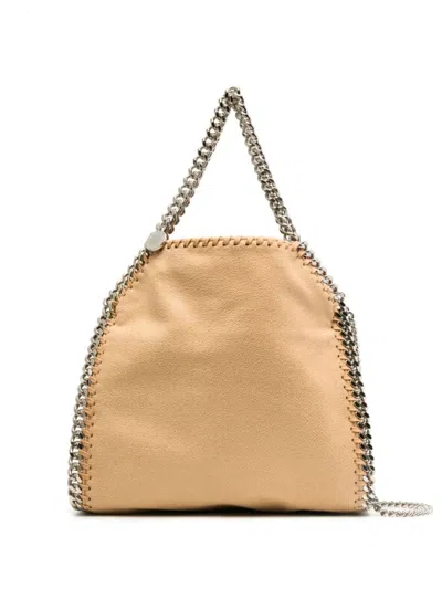 Stella Mccartney Small Falabella Shoulder Bag In Beige