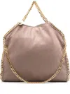 Stella Mccartney Falabella Fold-over Tote Bag In Sand