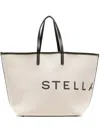Stella Mccartney Eco-friendly Banantex And Canvas Tote In Beige