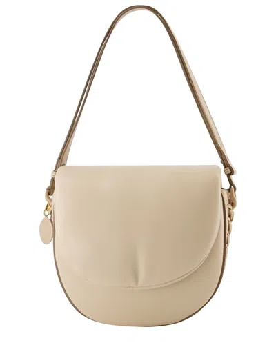 STELLA MCCARTNEY STELLA MCCARTNEY BEIGE OTHERS M FLAP PUFFY ALTER MAT BAG