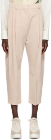 Stella Mccartney Beige Pleated Trousers In 9561 Oat