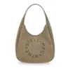 Stella Mccartney Beige Shoulder Bag In Gray