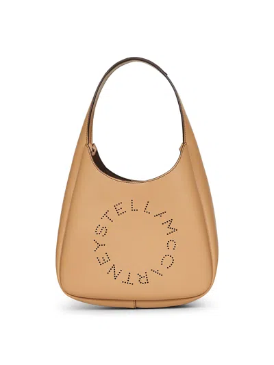 Stella Mccartney Beige Small Slouchy Hobo Tote Bag