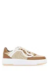 Stella Mccartney Stella Mc Cartney Two Tone Alter Mat And Canvas S Wave 1 Sneakers In Multicolor