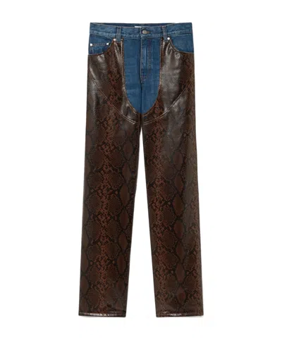 STELLA MCCARTNEY BELT LOOP DENIM TROUSERS
