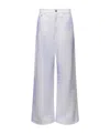 Stella Mccartney Belt Loop Jeans In White