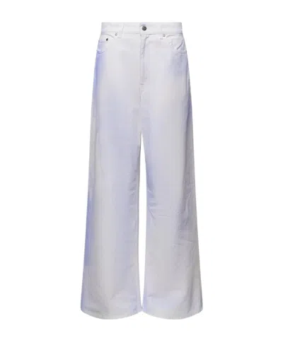 Stella Mccartney Belt Loop Jeans In White