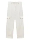 Stella Mccartney Belt-loop Trousers In White
