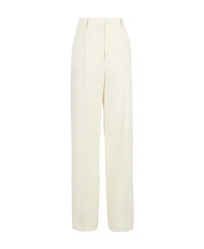 Stella Mccartney Belt Ring Casual Pants In White