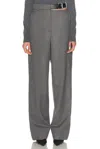 Stella Mccartney Belted Flannel Trouser