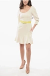 Stella Mccartney Belted Flared Dress