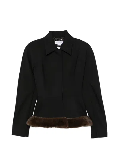 Stella Mccartney Belted Jacket In Black