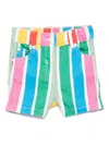 Stella Mccartney Striped Shorts In Multicolor