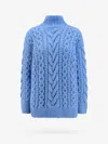 Stella Mccartney Two-tone Alpaca Blend Turtleneck Sweater