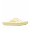 Stella Mccartney 30mm Air Slide Canvas Flip Flops In Yellow