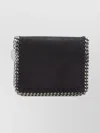 Stella Mccartney Bifold Wallet Featuring Chain Trim