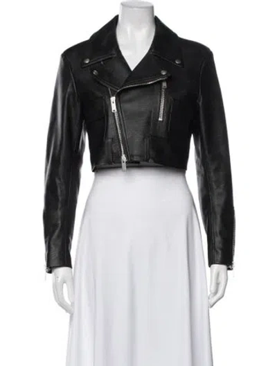Pre-owned Stella Mccartney Biker Jacket In Black