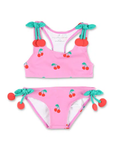 Stella Mccartney Kids' Bikini Cherry In Pink