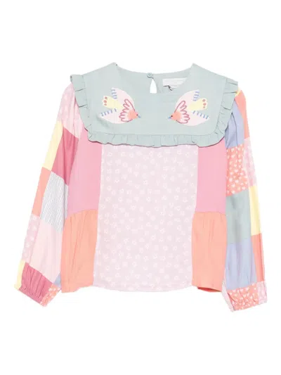 STELLA MCCARTNEY BIRD-EMBROIDERED BLOUSE