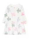 Stella Mccartney Bird-print Dress In White