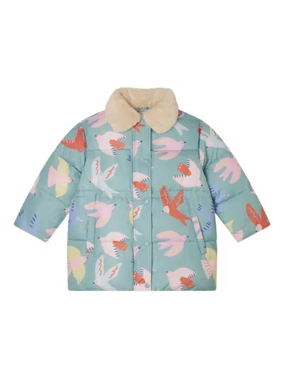 Stella Mccartney Kids' Bird-print Jacket In Multi