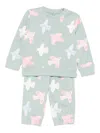 Stella Mccartney Bird-print Tracksuit In Green