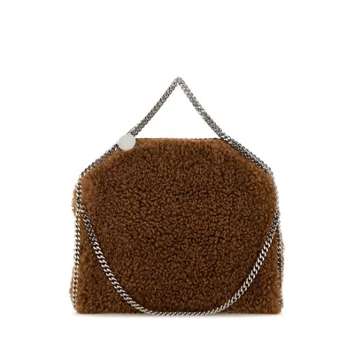 Stella Mccartney Biscuit Alter Mat Shearling Falabella Handbag