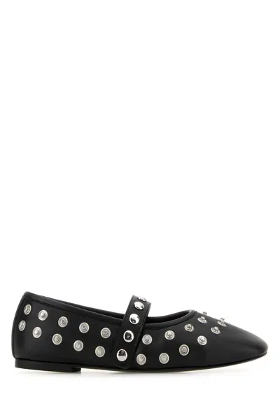 STELLA MCCARTNEY STELLA MCCARTNEY BLACK ALTER MAT BALLERINAS