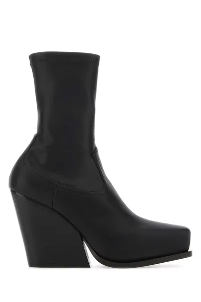 STELLA MCCARTNEY STELLA MCCARTNEY BLACK ALTER MAT COWBOY ANKLE BOOTS