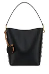 Stella Mccartney Women Black Alter Mat Frayme Bucket Bag