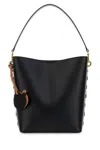 Stella Mccartney Women Black Alter Mat Frayme Bucket Bag