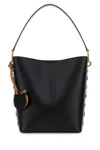 Stella Mccartney Women Black Alter Mat Frayme Bucket Bag In Black
