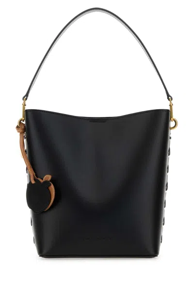 Stella Mccartney Black Alter Mat Frayme Bucket Bag
