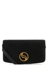 Stella Mccartney Black Alter Mat Mini S-wave Wallet