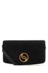 Stella Mccartney Black Alter Mat Mini S-wave Wallet