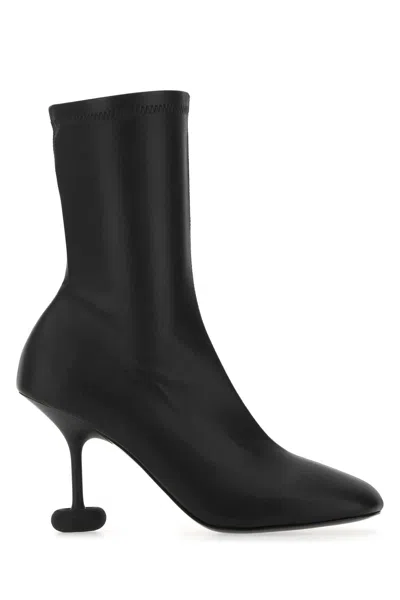 Stella Mccartney Black Alter Mat Shroom Ankle Boots In 1000