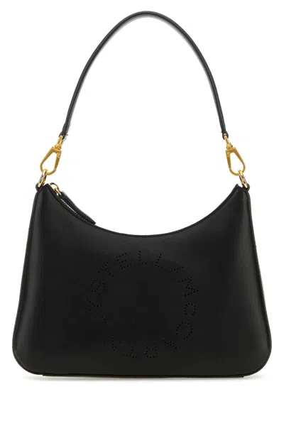 Stella Mccartney Woman Black Alter Mat Small Stella Logo Shoulder Bag