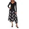 Stella Mccartney Black Asymmetric-hem Buttoned Moulded Cardigan In Black