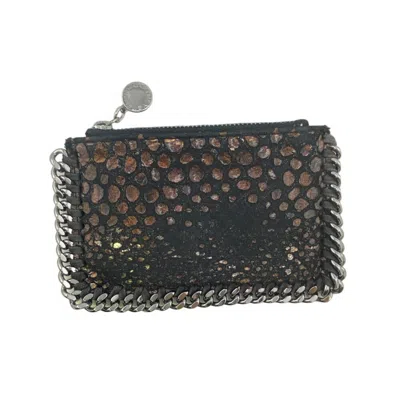 Pre-owned Stella Mccartney Black Brown Polyester Coin Purse/coin Case () In Multi