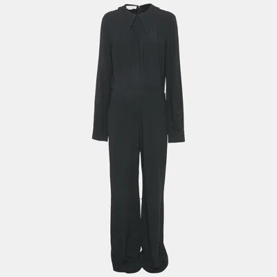 Pre-owned Stella Mccartney Black Crepe Long Sleeve Jumpsuit M