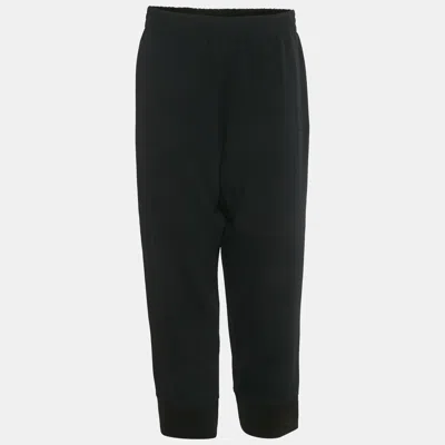 Pre-owned Stella Mccartney Black Crepe Trousers M